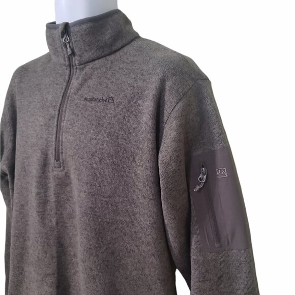 𝅺AVALANCHE 1/4 Zip Knit Performance Hiking Outdoor Pullover Sweater - Men's - Picture 2 of 5